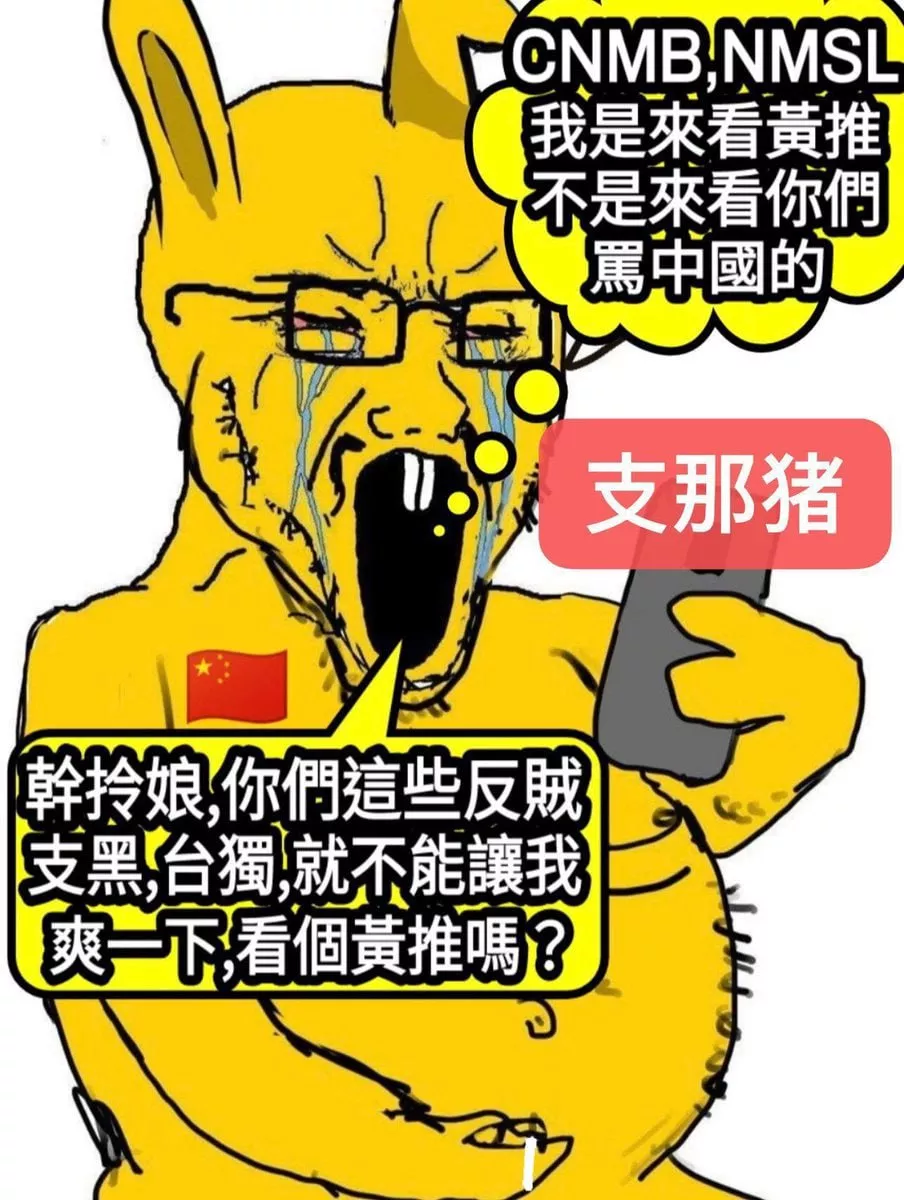 翻墻看黃的破防粉紅